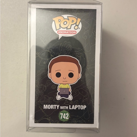 Funko Pop! Animation #742 Morty With Laptop Rick and Morty GameStop - Picture 2 of 6